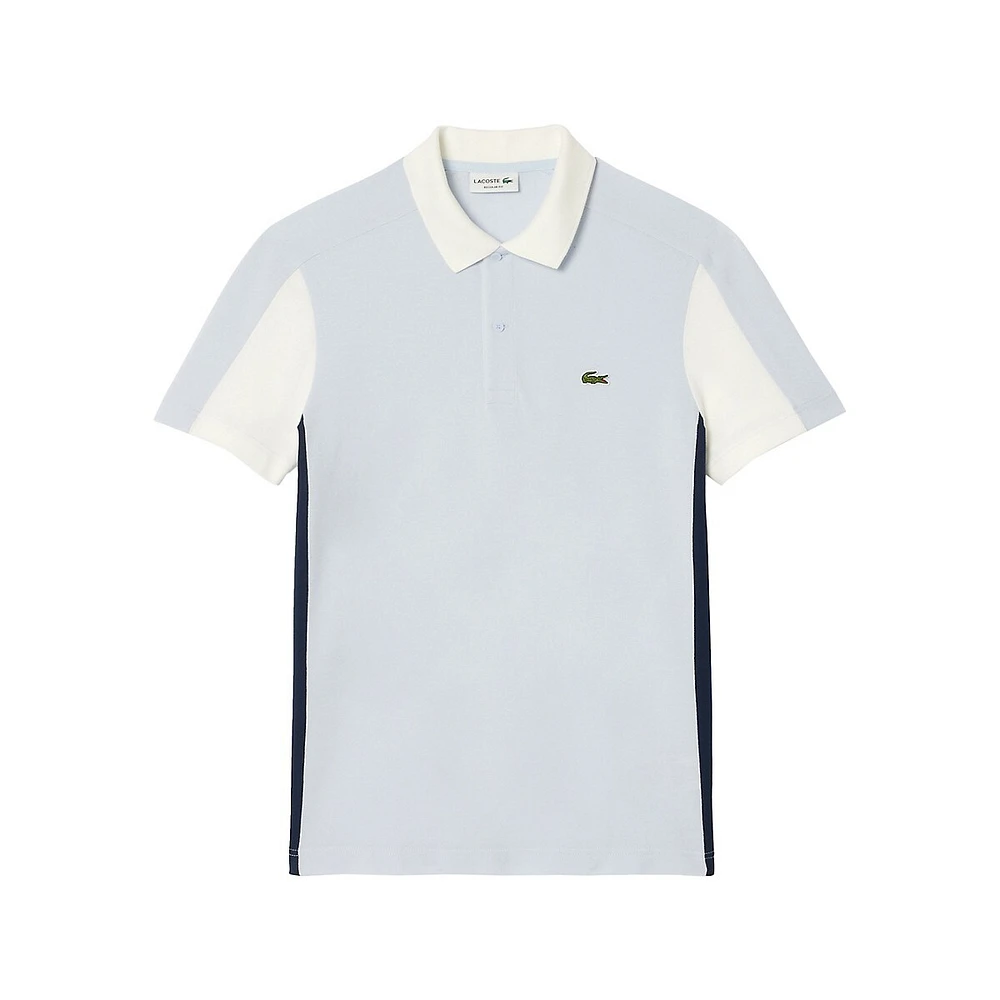 Colourblock Mini Piqué Polo Shirt