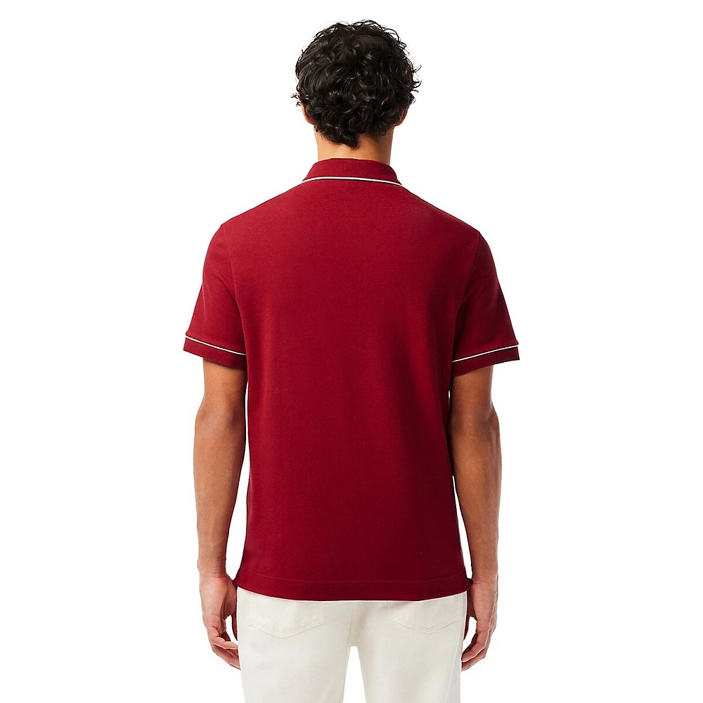 The Smart Paris Stretch-Organic Cotton Polo Shirt