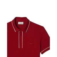 The Smart Paris Stretch-Organic Cotton Polo Shirt