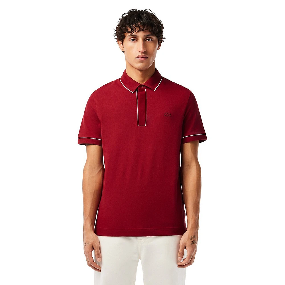 The Smart Paris Stretch-Organic Cotton Polo Shirt