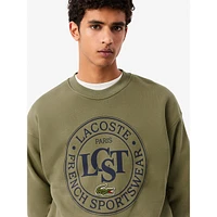 French Terry Logo-Graphic Sweatshirt