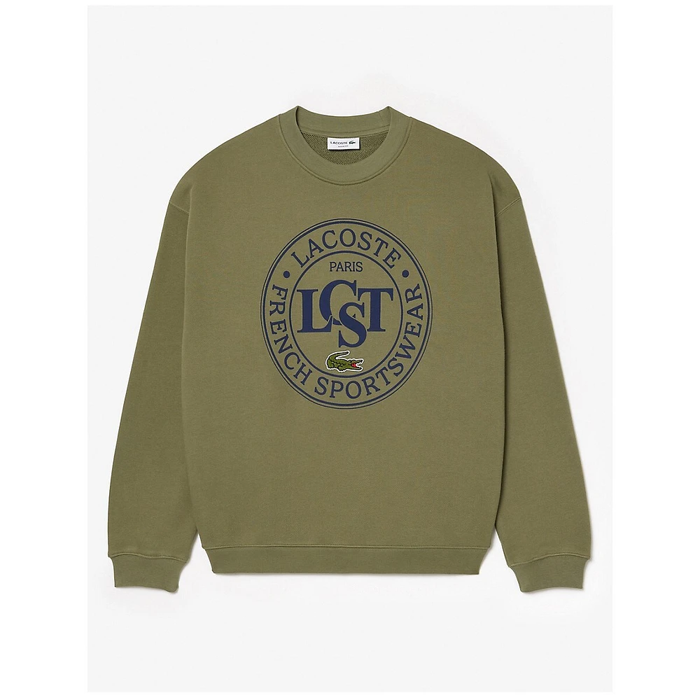 French Terry Logo-Graphic Sweatshirt