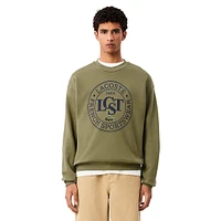 French Terry Logo-Graphic Sweatshirt