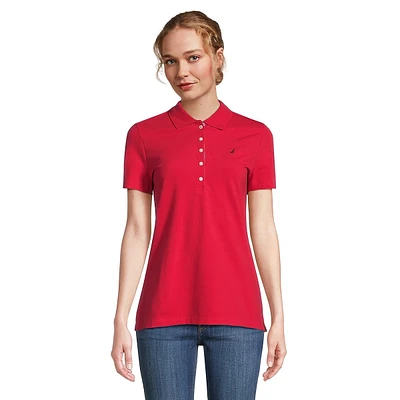 Stretch-Knit Polo Shirt
