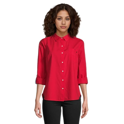 Roll-Tab Sleeve Shirt