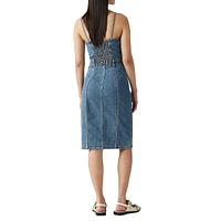 Denim Bustier Dress - Dreaming Of Blue