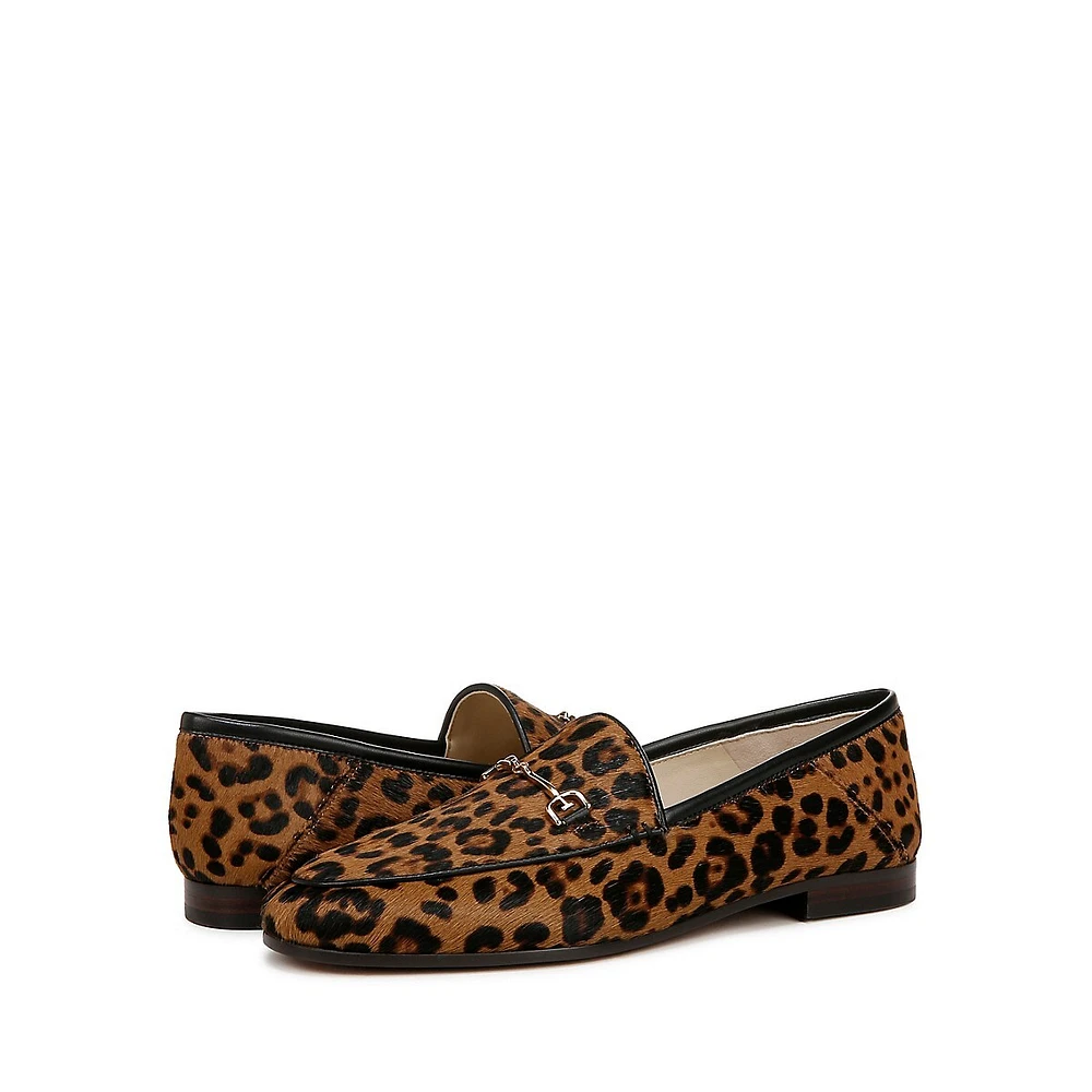 Loraine Snaffle-Bit Cow Hair Loafers