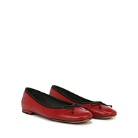 Abigail Leather Ballet Flats