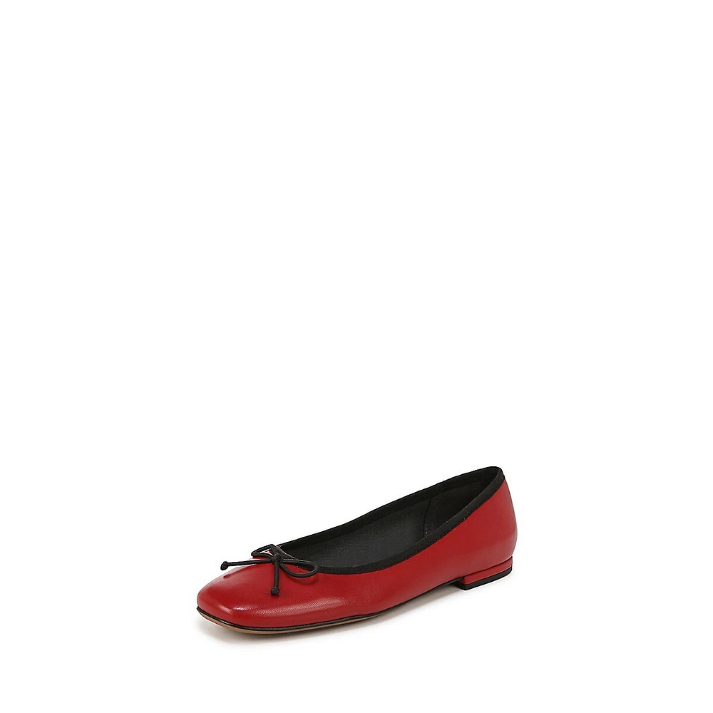 Abigail Leather Ballet Flats