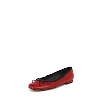 Abigail Leather Ballet Flats