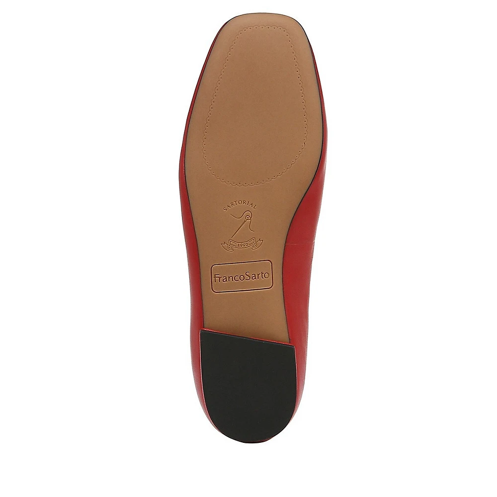 Abigail Leather Ballet Flats