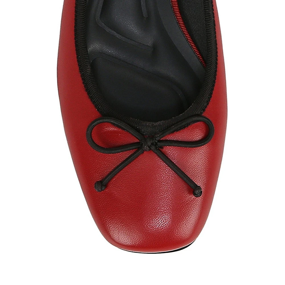 Abigail Leather Ballet Flats