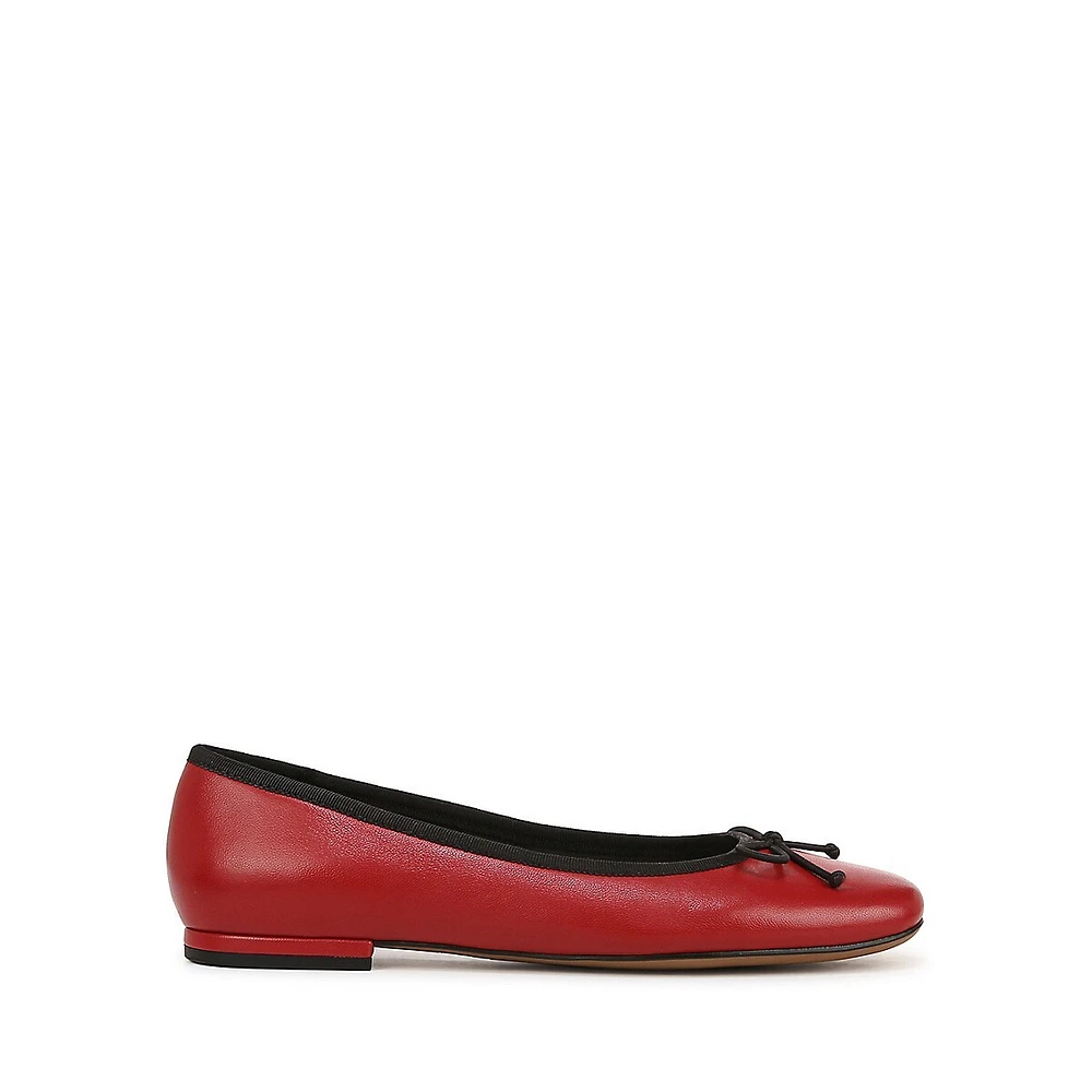 Abigail Leather Ballet Flats