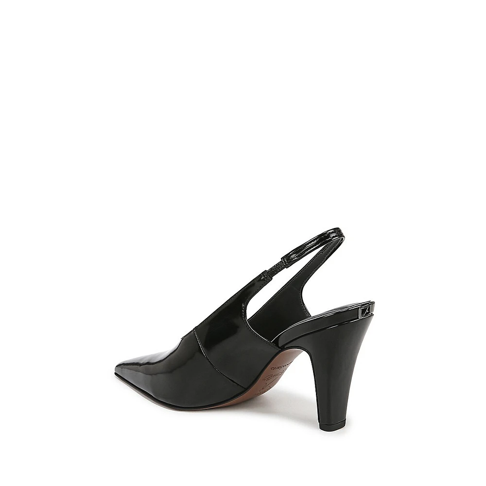 Sorrento Point-Toe Slingback Pumps