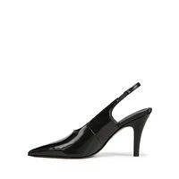 Sorrento Point-Toe Slingback Pumps