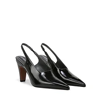 Sorrento Point-Toe Slingback Pumps