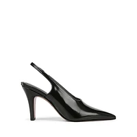 Sorrento Point-Toe Slingback Pumps