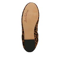 Felicia Leopard-Print Calf Hair Cushioned Ballet Flats