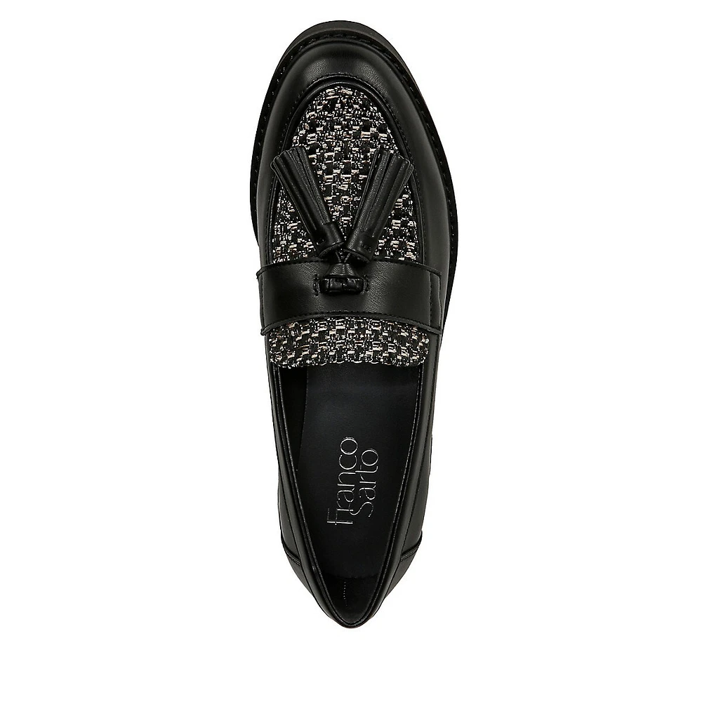 Women's Carolynn Tasseled Lug-Sole Loafers