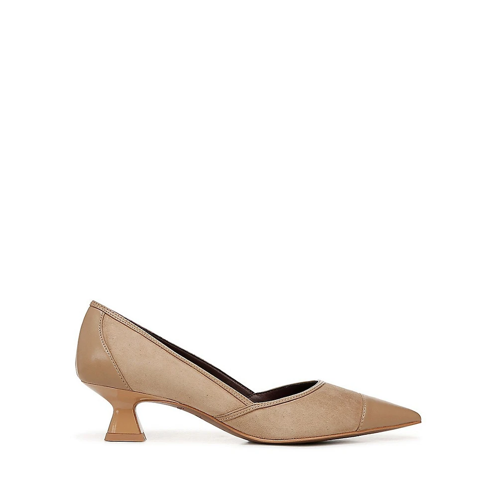 Darcy Suede Kitten Pumps