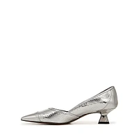 Darcy Embossed Kitten Pumps