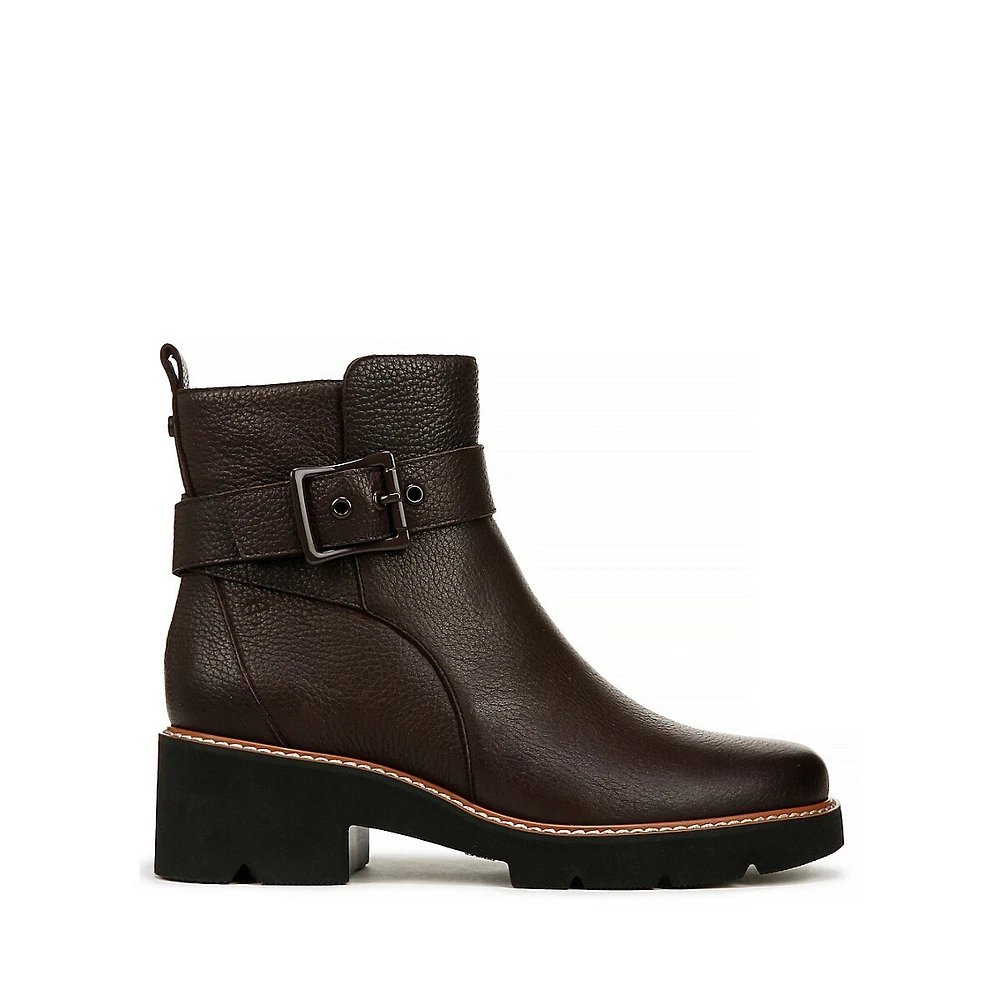 Bottines en cuir vieilli Darry-Strap pour femmes