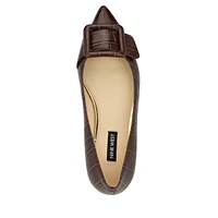 Jesike Leather Buckle Flats