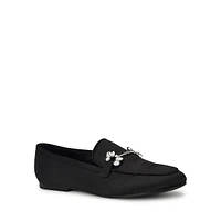 Women's Crystal-Trim Horsebit Loafers