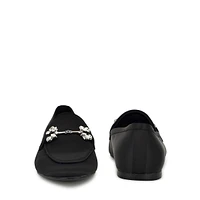 Women's Crystal-Trim Horsebit Loafers