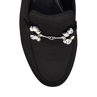 Women's Crystal-Trim Horsebit Loafers