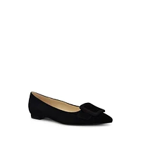 Jesike Leather Buckle Flats