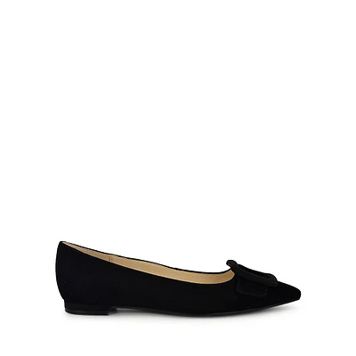 Jesike Leather Buckle Flats