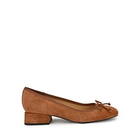 Saruh Sueded Block-Heel Pumps