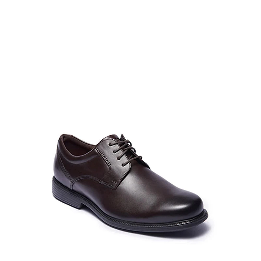 Chaussures Derby en cuir à bout uni Charles Road