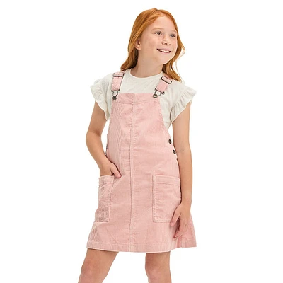 Girls' Corduroy Skirtall Dress