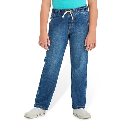 Boy's Straight-Fit Pull-On Jeans