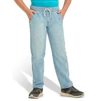 Boy's Straight-Fit Pull-On Jeans