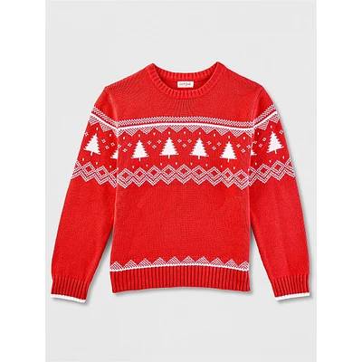 Boy's Fair Isle Pullover Sweater