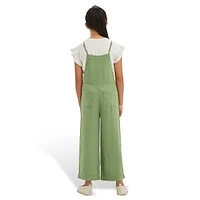 Girl's Sleeveless Cropped Jumpsuit