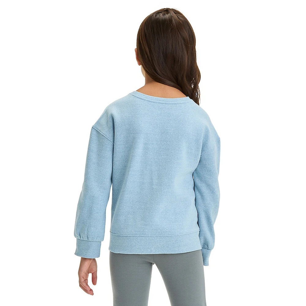 Girl's Crewneck Fleece Sweatshirt