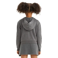 Girl's French Terry Zip-Up Hoodie