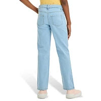 Girl's Mid-Rise Straight Jeans