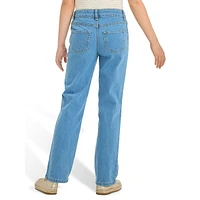 Girl's Mid-Rise Straight Jeans