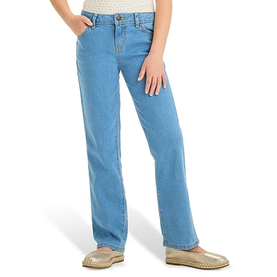 Girl's Mid-Rise Straight Jeans