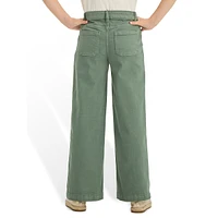 Girl's Mid-Rise Wide-Leg Trouser Jeans