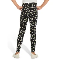 Girl's Floral-Print Leggings