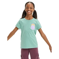 Girl's Smiley Graphic T-Shirt