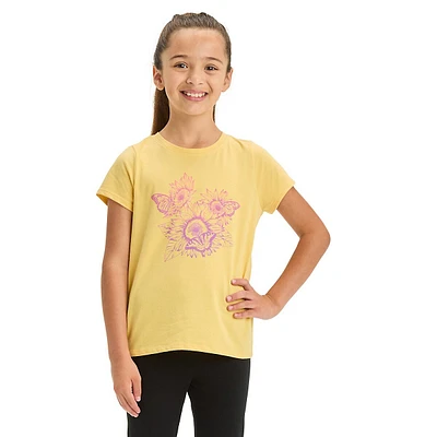 Girl's Butterflies Graphic T-Shirt