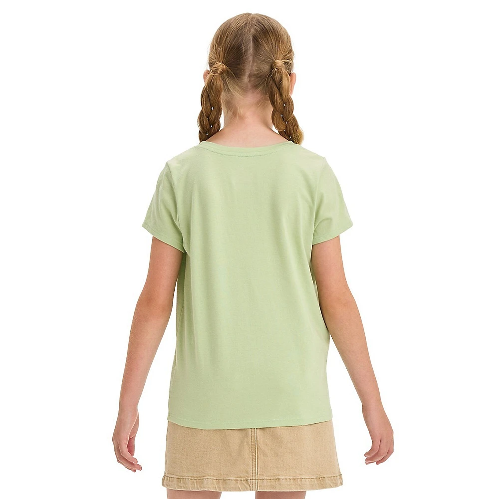 T-shirt graphique Mum Pot raton laveur pour fille