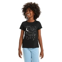 Girl's Constellation Animals Graphic T-Shirt